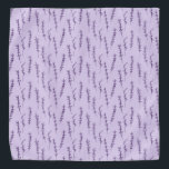 Bandana Bromas de lavanda<br><div class="desc">Patrón de flores de lavanda</div>