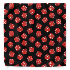 Bandana Casino Craps Red Dice Patterado