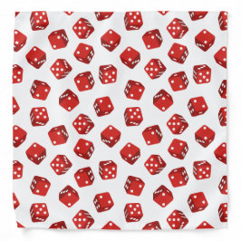 Bandana Casino Craps Red Dice Patterado