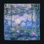 Bandana Claude Monet Water Lilies Vintage Floral HD Art<br><div class="desc">Claude Monet Water Lilies Vintage Floral HD Art Bandana & Handkerhead.
Water Lilies pintura de Claude Monet. Pintado entre 1916 y 1919.</div>