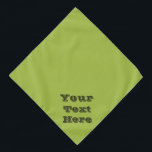 Bandana Color sólido de la temporada de primavera verde de<br><div class="desc">Mascota Bandana impreso con ilustracion de color sólido de la temporada de primavera verde de uva blanca y selecta colección de productos de la impresión TheFabricSeal en tienda a petición en Zazzle.com #ZazzleMade https://www.zazzle.com/store/thefabricseal TheFabricSeal ©️ original. El verde de la uva blanca se describe como una sombra blanca clara, fresca...</div>