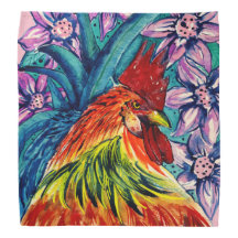 Colorida Banda acuática de gallo