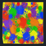 Bandana colorida de pintura arcoiris para personas<br><div class="desc">Bandana colorida de pintura arcoiris para personas y Mascotas</div>