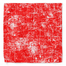 Bandana con problemas rojos