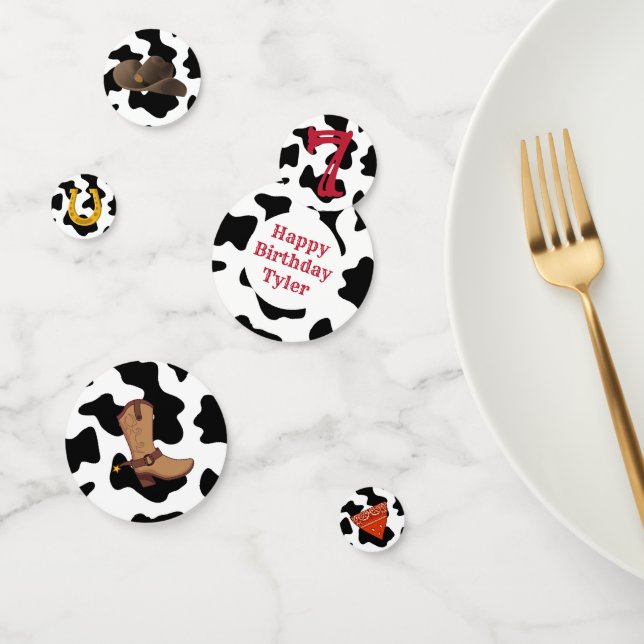 Bandana Cowboy Fiesta Confetti Decoración de mesa (Grupo)