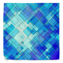 Cuadrados abstractos azules
