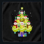 Bandana Curioso Snowman Tennis Christmas Tree Ornaments Bo<br><div class="desc">Este es un gran regalo de Navidades. A tu familia,  amigos o niños les encantará este regalo después de que se lo des. Deseándote a ti y a tu familia y amigos una Feliz Navidad.</div>