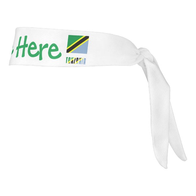Bandana de corbata personalizable verde con bander (Girar 90)