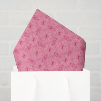 Bandana de vaquera de papel de seda rosa desolado 