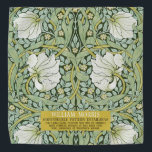 Bandana Diseño de Pimpernel por William Morris<br><div class="desc">Complejo diseño floral de William Morris,  naturaleza inspirada en el campo,  jardines,  flores y plantas. Elementos de clase</div>