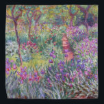 Bandana El jardín del artista en Giverny por Claude Monet<br><div class="desc">El jardín del artista en Givernyby Claude Monet</div>