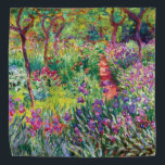 Bandana El jardín Iris de Claude Monet<br><div class="desc">Por favor visite mi tienda para un diseño más interesante y más elección de color.
=> zazzle.com/colorfulworld*</div>