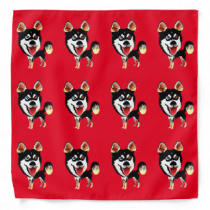 Bandana El Personalizado Siberian Husky Handkerchief Banda