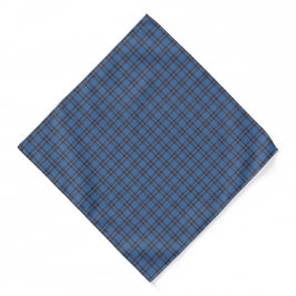 Bandana Elliot Clan Tartan Blue and Brown Planteadas
