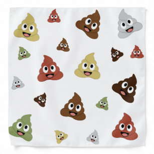Bandana Emoji Cute Poop ideas divertidas de regalo