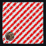 Bandana Fotografía de personalizado Marco Estados Unidos B<br><div class="desc">Marco fotográfico de EE. UU. - Fun marco fotográfico con tema de la bandera estadounidense patriótica. Derechos reservados © Angi Laframboise. Regalos personalizados,  personalizados y personalizados para mascotas patrióticos.</div>