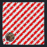 Bandana Fotografía de personalizado Marco Estados Unidos B<br><div class="desc">Marco fotográfico de EE. UU. - Fun marco fotográfico con tema de la bandera estadounidense patriótica. Derechos reservados © Angi Laframboise. Regalos personalizados,  personalizados y personalizados para mascotas patrióticos.</div>