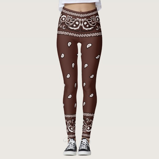 Bandana Fudge Brown Leggings (Anverso)