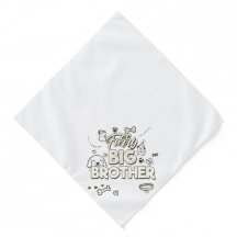 Furry Big Brother Dog Baby Invitación