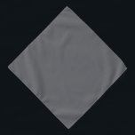 Bandana Gris de la semilla de amapola, color sólido neutro<br><div class="desc">Elegante y subestimado,  esta semilla de amapola gris oscuro es tu nuevo neutro de energía favorito.</div>