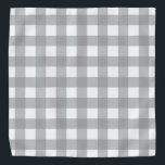 Bandana gris y búfalo blanco<br><div class="desc">Este lindo bandana es el accesorio perfecto para usted,  su hijo o su perro favorito.</div>