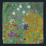 Bandana Gustav Klimt Flower Garden Vintage Art Nouveau<br><div class="desc">Pintura Bella Artes Gustav Klimt Flower Garden Vintage Art Nouveau 1907</div>