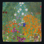 Bandana Gustav Klimt - Jardín de flores<br><div class="desc">Jardín de flores - Gustav Klimt en 1905-1907</div>