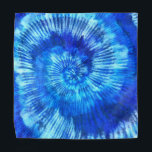 Bandana Hippie Tie Dye Pattern Watercolor Azul Moderno<br><div class="desc">Hippie Tie Dye Pattern Watercolor Azul Moderno</div>