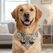 Bandana Impresa con Nombre Personalizado para Gato