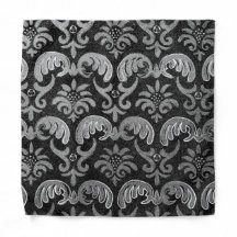 IMPRESIÓN DE JACQUARD NEGRO ELEGANTE