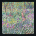 Bandana Jardín en Giverny por Claude Monet<br><div class="desc">Claude Monet - Jardín en Giverny. Hermosa pintura impresionista de un jardín en Giverny de Claude Monet.</div>