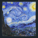 Bandana La noche estrellada Van Gogh<br><div class="desc">¡Diviértete personalizando este bandana! Haga clic en el botón azul 'Personalizar' y luego en el botón 'Filtrar'. Elija otro filtro para cambiar el aspecto de la imagen.Pruebe los filtros de color y sangría.Se ven bien.Cuando haya terminado de elegir, haga clic en el botón 'Listo'.Póngase en contacto con nosotros si necesita...</div>