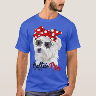Bandana, mamá maltesa camiseta maltesa