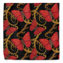 Mariposa del calibre rojo de la sangre