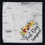 Bandana Mascota del mejor Boda de perro madera girasol per<br><div class="desc">Este diseño se puede personalizar eligiendo la opción Editar diseño. También puede transferir a otros artículos. Póngase en contacto conmigo en colorflowcreations@gmail.com o utilice la opción de chat en la parte superior de la página si desea tener este diseño en otro producto o necesita ayuda. Ver más de mis diseños...</div>
