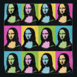 Bandana Mona Lisa - Estilo de arte pop<br><div class="desc">La Mona Lisa está estilizada en el Pop Art y su famosa sonrisa también está coloreada. Para los amantes del Pop Art y respecto a la pintura de Leonardo Da Vinci,  se trata de Arte Revisitado y nuestros mascotas también se merecen lo mejor!!</div>