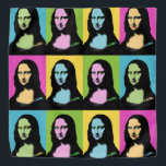 Bandana Mona Lisa - Estilo de arte pop<br><div class="desc">La Mona Lisa está estilizada en el Pop Art y su famosa sonrisa también está coloreada. Para los amantes del Pop Art y respecto a la pintura de Leonardo Da Vinci,  se trata de Arte Revisitado y nuestros mascotas también se merecen lo mejor!!</div>