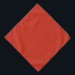 Bandana Naranja rojo de la poinciana, escarlata oscura de<br><div class="desc">Un nuevo color de poder ha llegado con el rojo de la poinciana,  una escarlata oscura que es audaz sin ser chillona.</div>