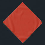 Bandana Naranja rojo de la poinciana, escarlata oscura de<br><div class="desc">Un nuevo color de poder ha llegado con el rojo de la poinciana,  una escarlata oscura que es audaz sin ser chillona.</div>