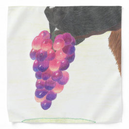 Bandana Nariz de perro y uva