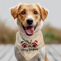 Bandana Navideña Festiva para Perros