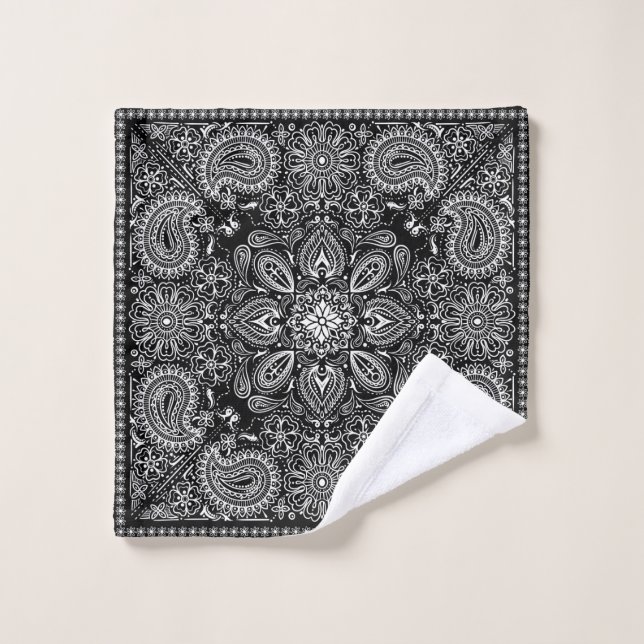 Bandana negra orgánica (Toallita)