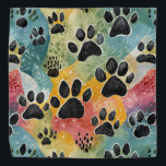 Bandana para su Mascota<br><div class="desc">Dale a tu mascota algo de amor con una nueva bandana,  con huellas abstractas de pata</div>