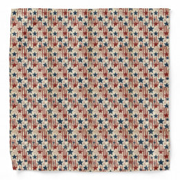 Bandana Patriótico 4 de julio, Estrellas Rayas, Americana