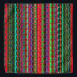 Bandana Patrón abstracto de color loco y brillante<br><div class="desc">2024</div>
