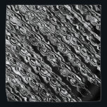 Bandana Patrón abstracto moderno de moda en blanco y negro<br><div class="desc">2024</div>