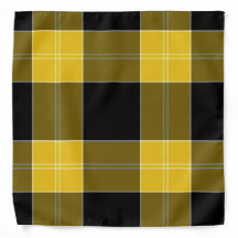 Patrón amarillo, negro, blanco tartán