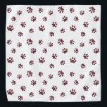 Bandana Patrón de impresiones de pintura de Purpurina dora<br><div class="desc">Muestra cuánto amas a los animales con este lindo purpurina dorado rosa con tira de tela con estampado de tela. ¡Apuesto a que su mascota también lucirá adorable viéndolo!</div>