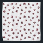 Bandana Patrón de impresiones de pintura de Purpurina dora<br><div class="desc">Muestra cuánto amas a los animales con este lindo purpurina dorado rosa con tira de tela con estampado de tela. ¡Apuesto a que su mascota también lucirá adorable viéndolo!</div>
