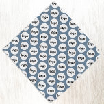 Bandana Patrón de logotipo de negocios Promoción Dusty Blu<br><div class="desc">Añada su propio logotipo a este sencillo patrón de azulejos para un producto promocional para su negocio. Vestirlas tú mismo,  dárselas a tu perro,  a tu personal y empleados como parte de su uniforme,  o a tus clientes y clientes y a sus mascotas. Excelente para ferias y eventos corporativos.</div>